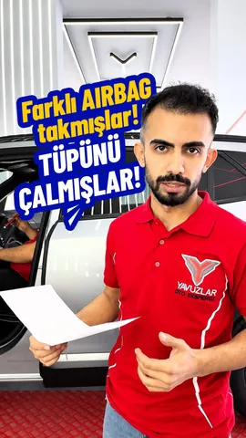 Sigorta parası alınmış, airbag'lere dokunulmamış